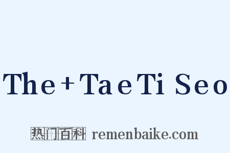 The+TaeTiSeo是什么意思的图片